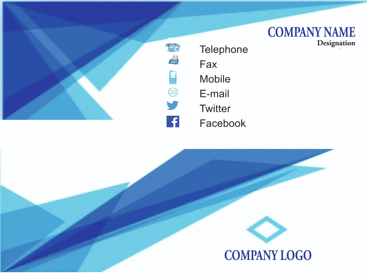 visiting card